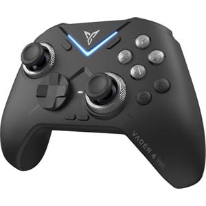 Flydigi Vader 4 Pro Gaming Controller, Force-Adjustable Joystick, Knob-Adjusted Resistance, Vibration Triggers, Remappable Buttons, 1000Hz Polling Rate, 1ms Latency, Multi-Connection