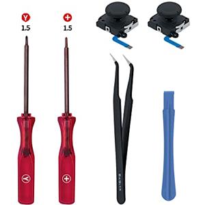 Mcbazel Switch Joycon Joystick Analogico 3D di Ricambio con Kit di Strumenti di Riparazione Sostituzione Joystick per NS Switch/Switch OLED Joy-Con/Switch Lite - Non per Switch 2