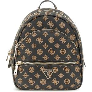 GUESS zaino per il tempo libero Manhattan II Backpack Mocha Logo marrone scuro