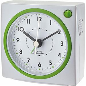 TFA Dostmann 60.1516.04 - Radiosveglia con retroilluminazione (verde/bianco), in plastica, 83 x 51 x 114 mm
