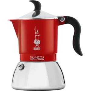 Bialetti 0007144 Caffettiera, Rosso, 4 Tazze