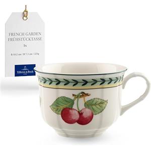 Villeroy & Boch French Garden Fleurence Tazza, 350 ml, Altezza: 7,3 cm, Porcellana Premium, Bianco/Multicolore