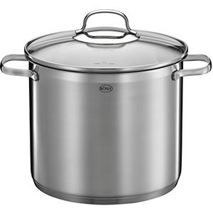 Rösle Elegance Pentola per Verdure/Feste, per Cuocere Grandi Quantità, 8 Litri, Acciaio Inox 18/10, Scala di Misurazione Interna