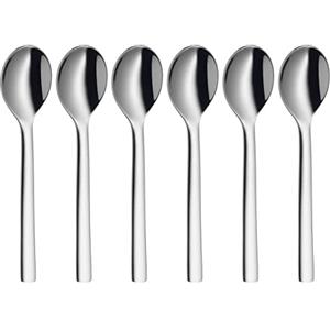WMF Set di 6 cucchiaini da caffè Nuova, 11 cm, acciaio inossidabile Cromargan lucido, lavabile in lavastoviglie