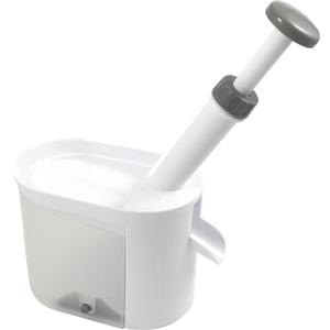Fackelmann Denocciolatore a Stantuffo per Ciliegie e Olive 28,8x16 cm, in Plastica Alimentare Completamente smontabile adatto per Snocciolare Ciliegie, Amarene ed Olive