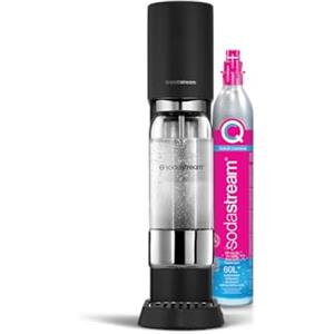 SodaStream Gasatore Enso Realizzato con acciaio inox dal design elegante include un cilindro di Co2 e Bottiglia lavabile in lavastovilgie colore nero