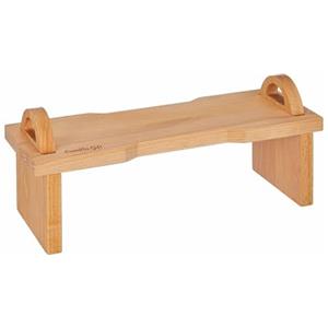 Fackelmann Camilla Gift Tagliere Vassoio Alzatina da portata in Legno di Faggio 40x16cm, Scomponibile in 3 parti, con Manici per agevolare il servizio removibili e salvaspazio