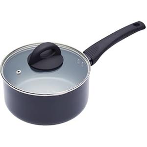 Master Class MasterClass Pentola Antiaderente Eco in Alluminio, con Base in Ferro Inossidabile e Rivestimento in Ceramica Naturale, Utilizzabile su Tutti i Piani Cottura, Compreso quello a Induzione, 18 cm