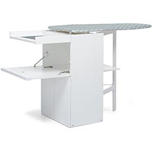 Foppapedretti Lo Stiro Mobile con Asse da Stiro a Scomparsa, Bianco