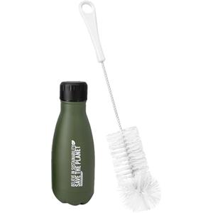 Fackelmann Set borraccia termica acciaio inox 350 ml con scovolino incluso - Bottiglia termica, mantiene bevande calde o fredde fino a 12 ore, ideale per sport e lavoro