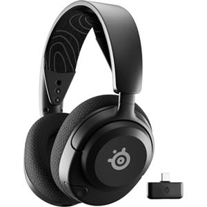 SteelSeries Arctis Nova 5 - Cuffie gaming wireless multi-sistema - Driver magnetici al neodimio - 100+ preset audio - Batteria 60 HR - 2,4GHz o BT - Microfono ClearCast Gen2.X - PC, PS5, Cellulare