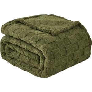 Good Nite Coperta Pile Plaid a Scacchi - Coperta Letto Matrimoniale e Singolo, Coperta Divano, Coperta Quattro Stagioni Morbido Accogliente e Caldo Saldo per Primavera Estiva Autunno Inverno