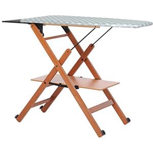 Foppapedretti Asse da stiro Assai, legno di faggio verniciato noce