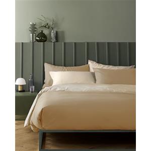 Bassetti Parure Copripiumone Singolo, Pop Color Double, 100% cotone, Corda, 155 x 200