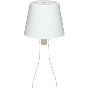 LA VILLE LUMIÈRE MarieB Lampada LED Wireless, Ricaricabile e Dimmerabile, Abat-Jour per Interno/Esterno, 48h Autonomia, 3 Temperature di Luce, Alluminio, Single, LVL(Solid White)