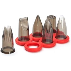 De Buyer Set di 6 beccucci in tritan, set "Creative", 4150.03