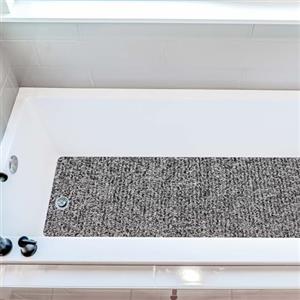 COSYLAND Tappeti bagno 40 x 100 cm - Tappetino Bagno - Tappeto Bagno Antiscivolo - Tappeto Bagno Assorbente - Nero & Bianco