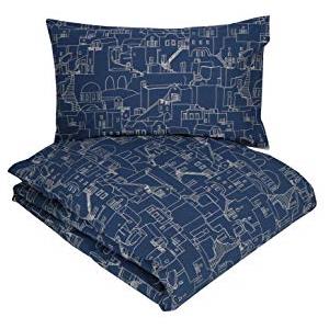 Gabel Parure Copripiumino, Blu iOS, Matrimoniale