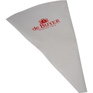 De Buyer Pasticceria sac a Poche Riutilizzabile in Cotone Rivestito, Lung, 4856.60N, Tessuto, Bianco, Lunghezza 60 cm