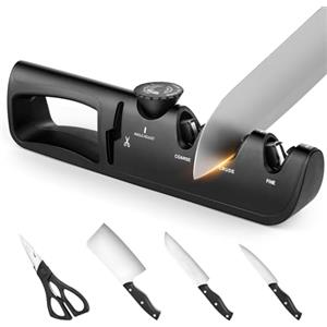 NEUTYPECHIC Affilacoltelli professionale, multifunzione, affilacoltelli da cucina durevole