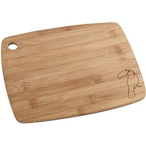 Fackelmann 37721 Tagliere, Bamboo, Marrone, 30x23x1 cm