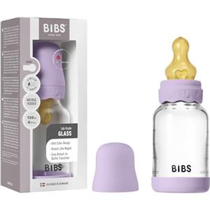 Bibs Biberon in vetro BIBS Boheme 120ml. Anti-coliche. Tettarella rotonda in lattice di gomma naturale. Favorisce l'allattamento naturale al seno - Violet Sky