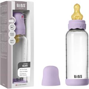 Bibs Biberon in vetro BIBS Boheme 240ml. Anti-coliche. Tettarella rotonda in lattice di gomma naturale. Favorisce l'allattamento naturale al seno - Violet Sky