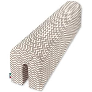 Babysanity Paracolpi Lettino Neonato (70 Cm, ZigZag Beige)
