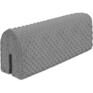 Totsy Baby Paracolpi lettino neonato antisoffoco 70 cm - Protezione schiuma per lettino fasciatoio e culla per i bordi del letto o della culla per bambini da 1 a 3 anni Grigio