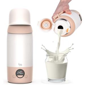 femometer family Scaldabiberon portatile, scaldabiberon, scaldabiberon ricaricabile USB, scaldabiberon veloce con capacità di 500 millimetri, carica rapida regolabile con controllo della temperatura per i viaggi