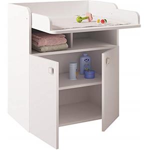 AVANTI TRENDSTORE - Lena - Fasciatoio in legno laminato, con superficie pieghevole. Disponiible in diverse colorazioni. Dimensioni LAP 70x86x47 cm. (Bianco)