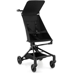 COSTWAY Passeggino Leggero per Bambini, Passeggino Compatto con Tettuccio Regolabile, Cestino di Stoccaggio e Ruote, Passeggino Pieghevole per Bambini 6+ Mesi