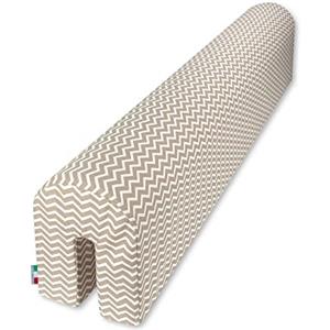 Babysanity Paracolpi Lettino Neonato (90 Cm, ZigZag Beige)