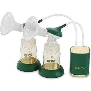 Neno BUENO Tiralatte Doppio, Tiralatte con 2 Modalità e 9 Velocità, Doppio Tiralatte Elettronico, Bifasico, Automatico, Touch Screen, Doppia Tettarella, Ricaricabile, Wireless, Elettrico