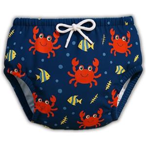 HOMYBABY® Costume da bagno pannolini lavabili riutilizzabili per neonati, mutandine da bagno a partire dai 6 mesi, pannolini da bagno per bambini lavabili (granchio, 12 - 24 mesi)