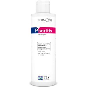 TIS farmaceutic PsoriTIS, Urea 10% Shampoo - Dermatite Seborroica, Cuoio Capelluto incline alla Psoriasi, Forfora, Squame, Pelle Pruriginosa, Infiammata, Sollievo Idratante Lenitivo, Idrata e Normalizza la Cute 120ml