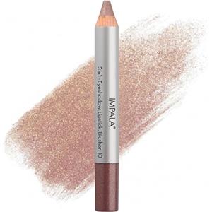 Impala Matita Jumbo 3 in 1 | Colore 10 Marrone Glitterato | Ombretto, Rossetto e Blush | Texture Liscia e di Lunga Durata | Colore Intenso