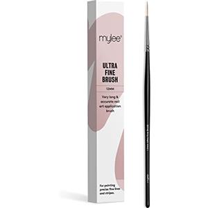 Mylee Pennello Ultrasottile da 12mm per Nail Art Gel e Applicazione Smalto. Strumento per Manicure di Qualità Professionale, Ideale per l'Uso a Casa o in Salone