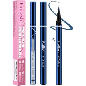 FADLASH Eyeliner Blu Waterproof 0,6ml, Matita Occhi Blu Opaca Waterproof, Asciugatura Rapida, Look Naturale a Lunga Durata, senza Macchie, Colore Intenso (106-Intense Blue)