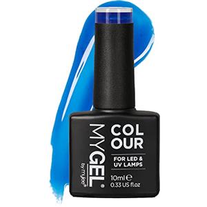 MYLEE MyGel by MYLEE Smalto Gel Semipermanente 10 ml [Blue Lagoon ] UV/LED Nail Art Manicure Pedicure per Uso Professionale e Domestico - Lunga Durata e Facile da Applicare