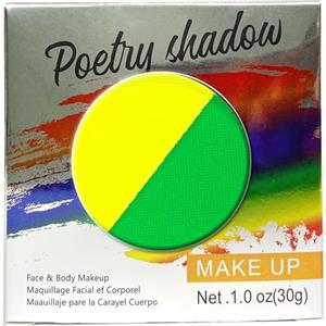 HISUNBEN Trucco professionale per viso e corpo | Pittura professionale a colori | Pittura viso per bambini, adulti, costumi, festival, Halloween 30 G (blu + giallo)