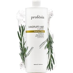PROFESIA Shampoo Antiforfora con Rosmarino 1000 ml - Capelli Grassi, Purificante, Seboregolatore, Rafforza, Non Secca - Professionale Anti Prurito per Cuoio Capelluto