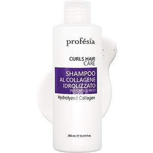 PROFESIA Shampoo per Capelli Ricci 300 ml al Collagene Idrolizzato - Professionale, Definisce e Dona Elasticità, Anticrespo