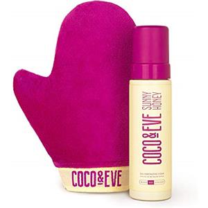 Coco & Eve Sunny Honey - (Ultra Scuro) Mousse autoabbronzante naturale Bali - antietà, anti cellulite (212ml)