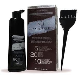SD SALVATHOR DURAN Tinta Barba - Shampoo Colorante - 20 Applicazioni - Pennello e Guanti Inclusi - Salvathor Duran - 250 ml