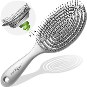 marQus Spazzola Districante Per Capelli - Materiali a Base Vegetale Biodegradabile - 1 Pezzo