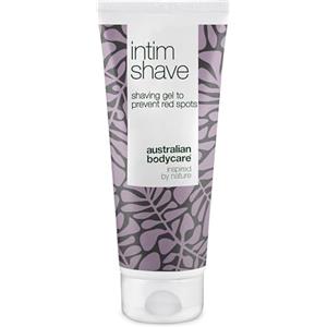 Australian Bodycare Intim Shave 100ml, Crema per la depilazione intima, pH bilanciato con tea tree oil per peli incarniti e irritazioni da rasoio | per rasatura inguinale, zona bikini, pelle Sensibile