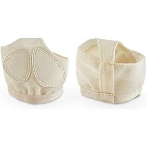 CZ Store®- Cuscinetti Metatarsali Danza | 5 TAGLIE | BEIGE | ✮GARANZIA A VITA✮- Cuscinetto Proteggi Plantare per Danza, Antiscivolo - Cuscinetti Avampiede in Simil Pelle per Ginnastica (Beige, XS)