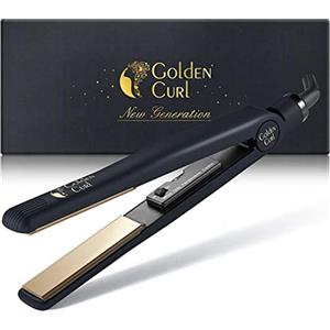 Golden Curl Piastra per Capelli Golden Curl - 5 Anni di Tranquillità - Piastra Professionale 2 in 1 per Lisciare e Arricciare i Capelli - Ferro Hair Straightener Lisciante e a Onde (829 Oro)
