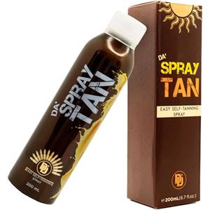 Da'Dude Da Spray Tan - Autoabbronzante Viso e Corpo, Abbronzatura Naturale, Spray a Rapida Asciugatura, Non Macchia, 200 ml